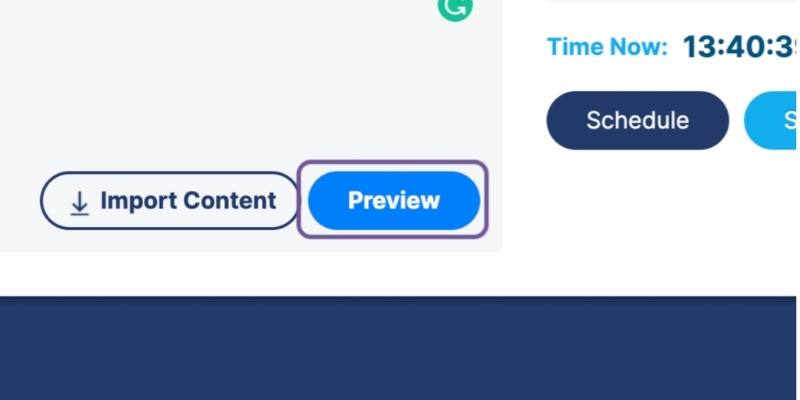 schedule a facebook posr